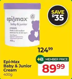 Dis-Chem Epi-Max Baby & Junior Cream offer