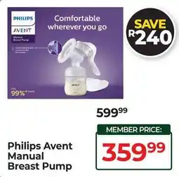 Dis-Chem Philips Avent Manual Breast Pump offer