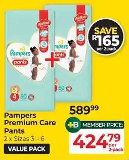 Dis-Chem Pampers Premium Care Pants offer