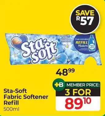 Sta-Soft Fabric Softener Refill