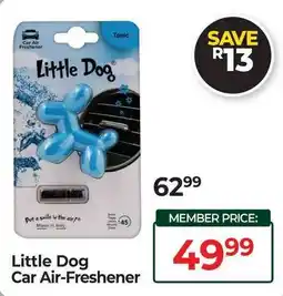Dis-Chem Little Dog Car Air-Freshener offer
