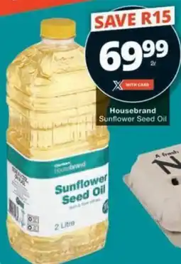 Checkers Housebrand Sunflower Seed Oil offer
