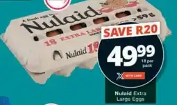 Checkers Nulaid Extra Large Eggs offer