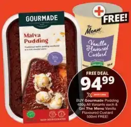 Checkers Gourmade Pudding All Variants offer