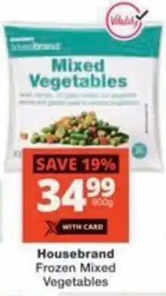 Checkers Housebrand Frozen Mixed Vegetables offer