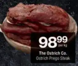 Checkers The Ostrich Co. Ostrich Prego Steak offer