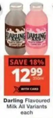 Checkers Darling Flavoured Milk All Variants offer