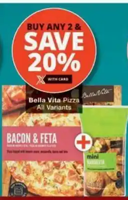 Checkers Bella Vita Pizza All Variants offer
