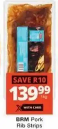 Checkers BRM Pork Rib Strips offer