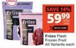 Checkers Fruzo Flash Frozen Fruit All Variants offer
