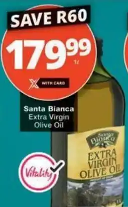 Checkers Santa Bianca Extra Virgin Olive Oil offer