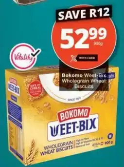 Checkers Bokomo Weet-Bix Wholegrain Wheat Biscuits offer