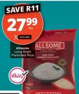 Checkers Allsome Long Grain Parboiled Rice offer