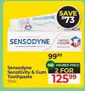 Dis-Chem Sensodyne Sensitivity & Gum Toothpaste-For 2 x 75ml offer