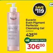 Dis-Chem Eucerin Even Pigment Perfector Cleansing Gel-400ml offer