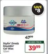 Dis-Chem Stylin' Dredz Mouldin Gel Wax-125ml offer