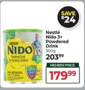 Dis-Chem Nestle Nido 3+ Powdered Drink-900g offer