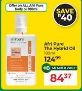 Dis-Chem Afri Pure The Hybrid Oil-180ml offer