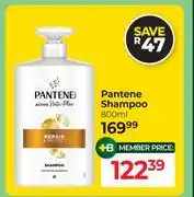 Dis-Chem Pantene Shampoo-800ml offer