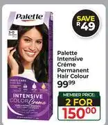 Dis-Chem Palette Intensive Creme Permanent Hair Colour-For 2 offer