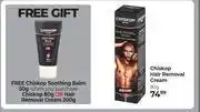 Dis-Chem Chiskop Hair Removal Cream-80g Free Chiskop Soothing Balm 50g offer