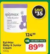 Dis-Chem Epi-Max Baby & Junior Cream-400g offer
