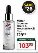 Dis-Chem Mister Groomer Beard & Moustache Oil-30ml offer