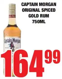 Boxer Liquors Captain morgan original spiced gold rum offer