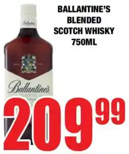 Boxer Liquors Ballantine's blended scotch whisky offer