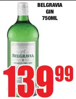 Boxer Liquors Belgravia gin offer