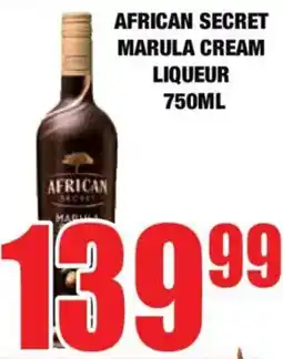 Boxer Liquors African secret marula cream liqueur offer