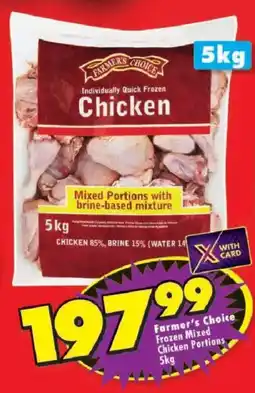 Shoprite Farmer's Choice Frozen Mixed Chicken Portions offer