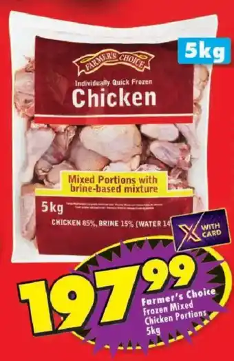 Shoprite Farmer's Choice Frozen Mixed Chicken Portions offer