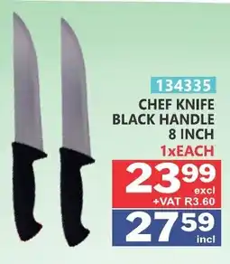 Arrow Cash And Carry Chef knife black handle 8 inch offer