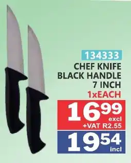 Arrow Cash And Carry Chef knife black handle 7 inch offer