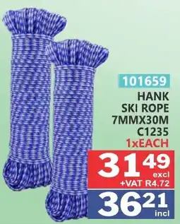 Arrow Cash And Carry Hank ski rope offer