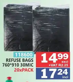 Arrow Cash And Carry Refuse bags offer