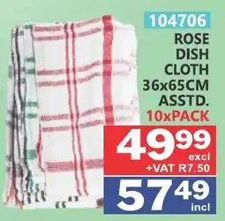 Arrow Cash And Carry Rose dish cloth offer