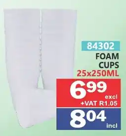 Arrow Cash And Carry Foam cups offer
