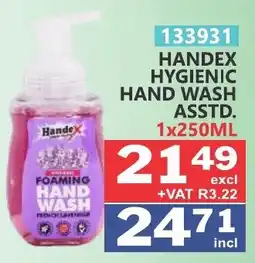 Arrow Cash And Carry Handex hygienic hand wash offer