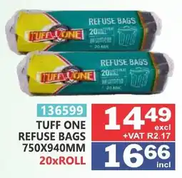 Arrow Cash And Carry Tuff one refuse bags offer