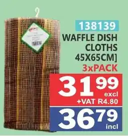 Arrow Cash And Carry Waffle dish cloths offer