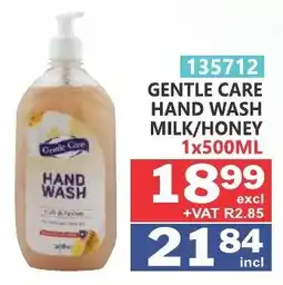 Arrow Cash And Carry Gentle care hand wash milk/ honey offer