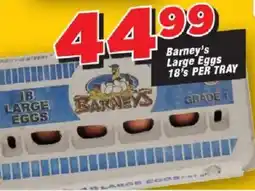 OK Grocer Barney's Large Eggs offer