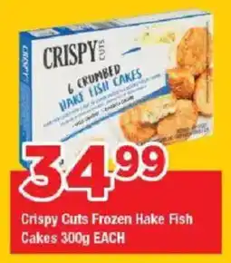OK Grocer Crispy Cuts Frozen Hake Fish Cakes offer