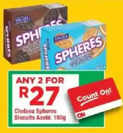 OK Grocer Chelsea Spheres Biscuits offer