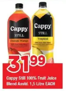 OK Grocer Cappy Still 100% Fruit Juice Blend offer