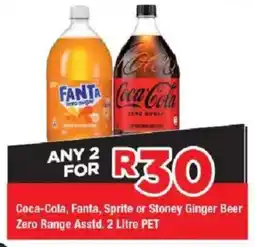 OK Grocer Coca-Cola, Fanta, Sprite or Stoney Ginger Beer Zero Range offer