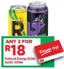 OK Grocer Reboost Energy Drink offer