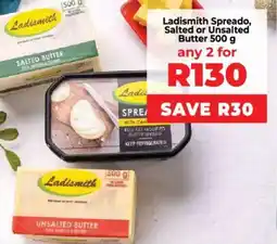 Food Lover's Market Ladismith Spreado, Salted or Unsalted Butter offer